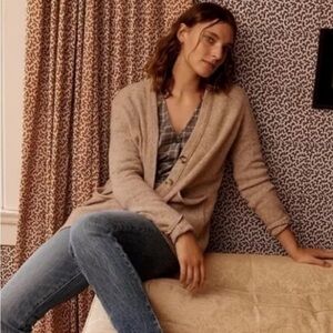 NWT Madewell Cardigan Sweater Donegal Maysfield Merino Wool